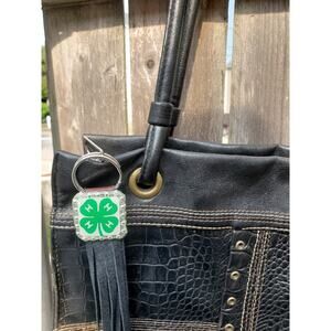 Unique Black Custom Draggonfly Concho Bolo Tie Necklace Western Necklace